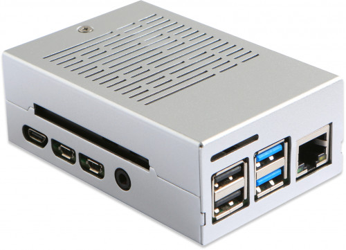 The Iceberry, shown with Raspberry Pi installed, not supplied