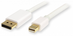 DisplayPort to Mini DP 2m Cable with Locking Connector