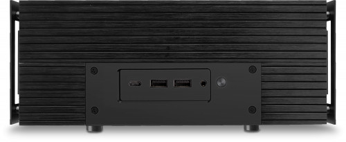 Front: one USB 3.2 Type-C, two USB 3.2 ports and 3.5mm audio port.